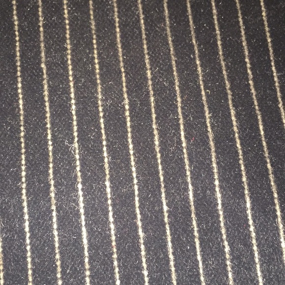 Theory Black velour pants with a white pinstripe - Picture 3 of 6